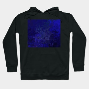 Indigo swirls Hoodie